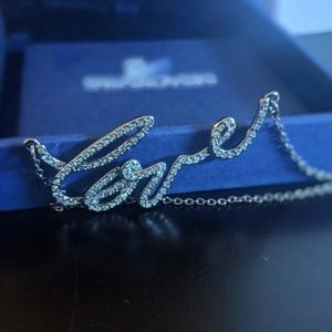 Swarovski Love Aquamarine Necklace